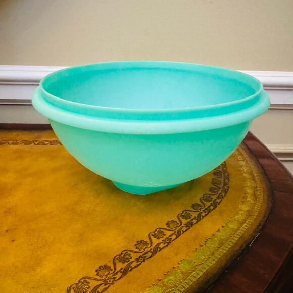 Vintage Tupperware #339 Colander Strainer Jadeite Green Bowl V0849 Retro - Picture 3 of 5